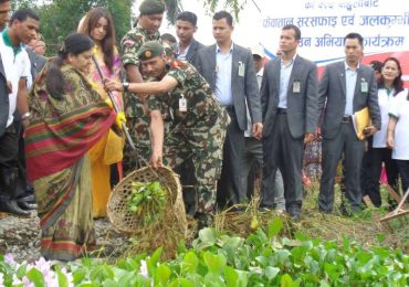 राष्ट्रपतिद्वारा फेवाताल सरसफाइको शुभारम्भ