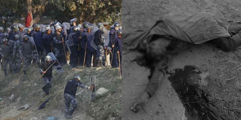 एमालेको कार्यक्रममा आक्रमण गर्न खोज्दा प्रहरीले गोलि चलायो , ५जनाको मृत्यु