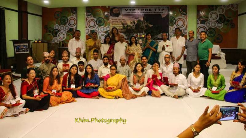 भोलेन्टिएर ट्रेनिङ प्रोग्राम आर्ट अफ लिभिङ पोखरामा (फोटो फिचर)