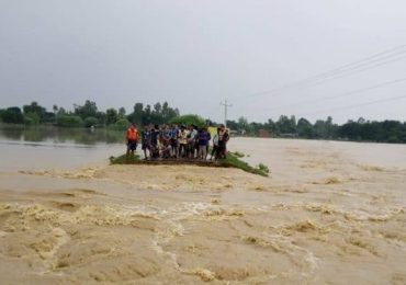 दक्षिण एसियाका ६० लाख मानिस बाढीको खतरामा