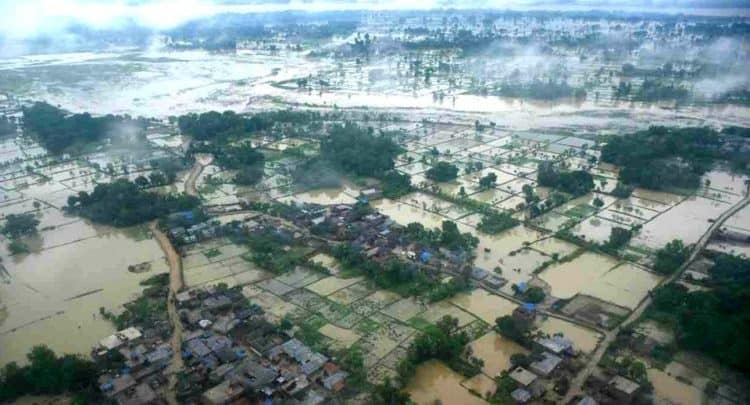 देशभर तीन दिनसम्म बाढी पहिरोको खतरा