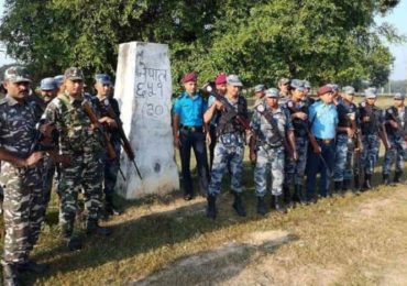 नेपाल भारतका सुरक्षाकर्मीद्वारा सीमा क्षेत्रमा संयुक्त गस्ती