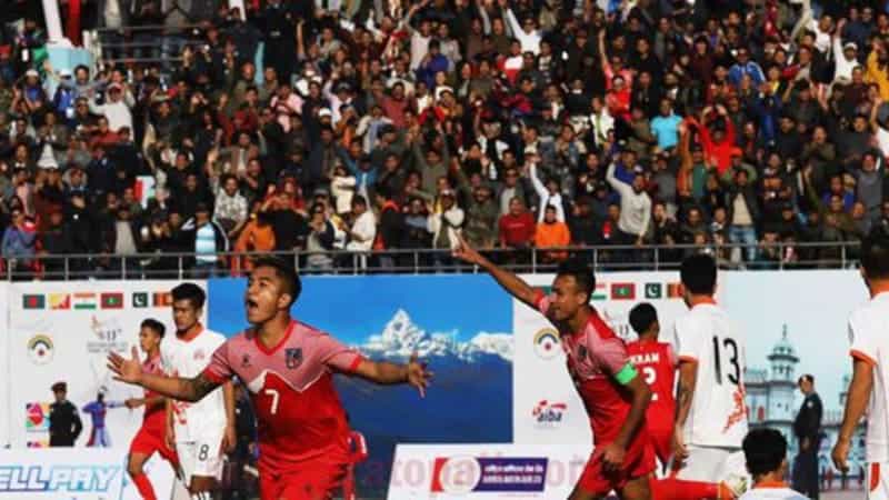 तेह्रौ सागः फुटबलमा नेपाल विजयी