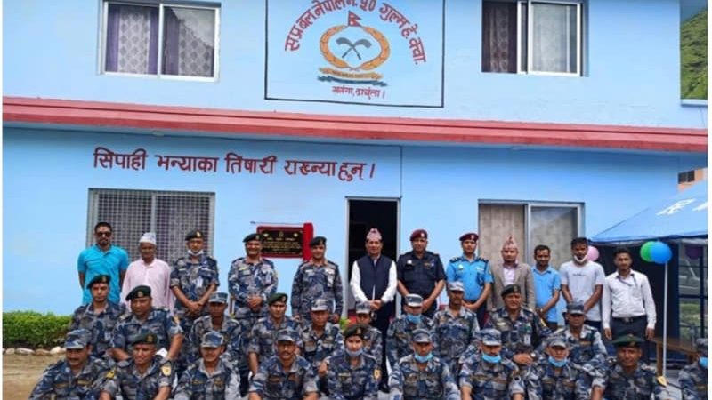 दार्चुलाको खलङ्गामा सशस्त्र प्रहरीको गण स्थापना हुँदै