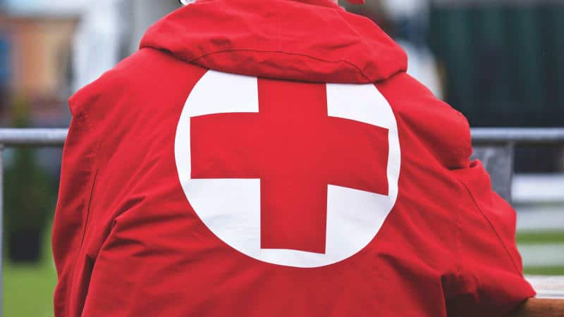 Red Cross provides relief materials to disaster-hit households